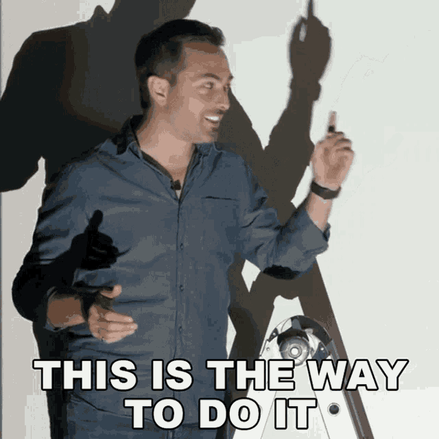 This Is The Way To Do It Derek Muller GIF - This Is The Way To Do It Derek Muller Veritasium GIFs