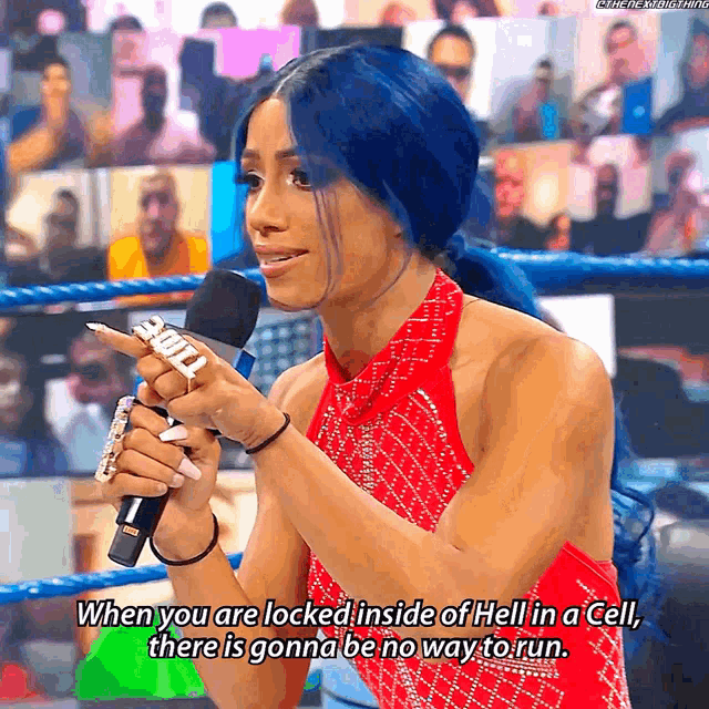 Sasha Banks When You Are Locked Inside GIF