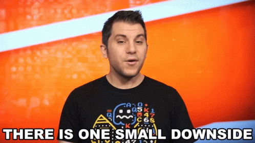 There Is One Small Downside Shane Luis GIF - There Is One Small Downside Shane Luis Rerez GIFs