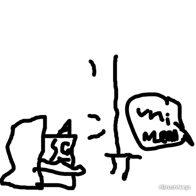a black and white drawing of the word the end