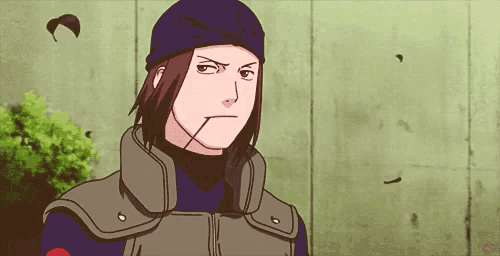 a cartoon character with long hair is wearing a beanie and a jacket .