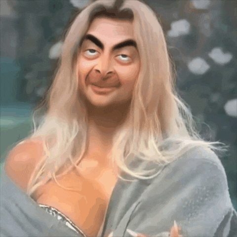 a cartoon of a man with blonde hair and beard