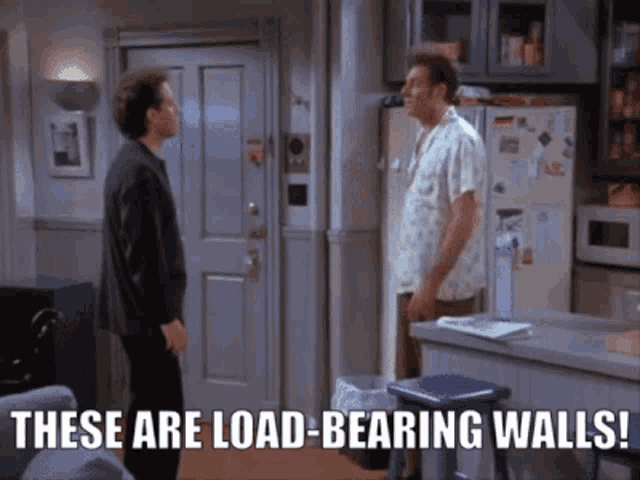 Seinfeld Kramer GIF - Seinfeld Kramer Load Bearing Walls GIFs