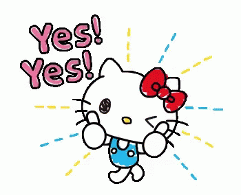 Hello Kitty Yes GIF - Hello Kitty Yes Thumbs Up GIFs