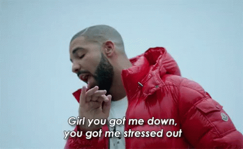 Stressed Out GIF - Drake Hotline Bling Stressed GIFs