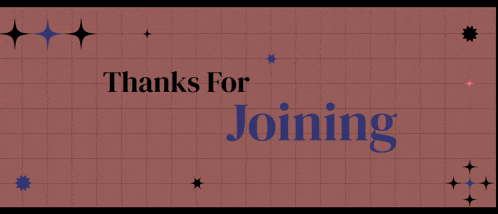 a purple background with the words thanks for all goodbye on it