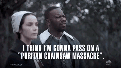 I Think Im Gonna Pass On A Puritan Chainsaw Massacre Pass GIF
