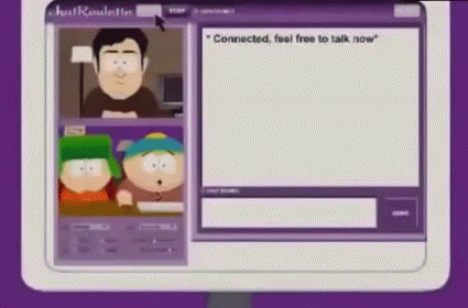 Ooooo He'S Taking Out His Penis GIF - Southpark Chat Roulette Feel Free To Talk GIFs