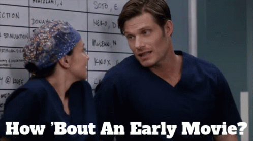 Greys Anatomy Atticus Lincoln GIF - Greys Anatomy Atticus Lincoln How Bout An Early Movie GIFs
