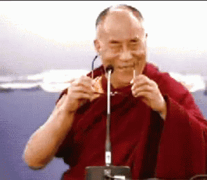 Dalai Lama Laserbeam GIF - Dalai Lama Laserbeam Eyeglasses GIFs