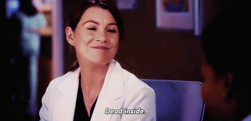 Greys Anatomy Meredith Grey GIF - Greys Anatomy Meredith Grey Dead Inside GIFs