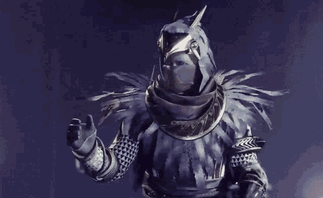 a person wearing a mask and a hooded jacket