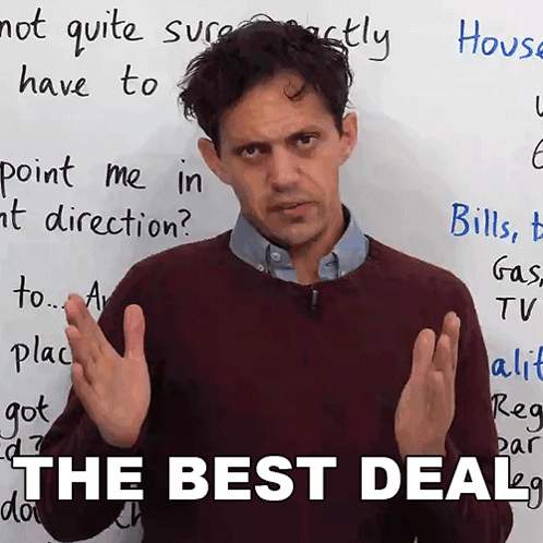 The Best Deal Benjamin GIF - The Best Deal Benjamin Engvid GIFs