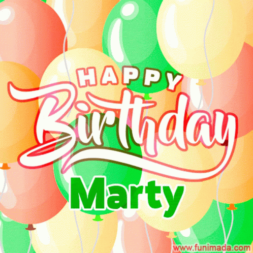 Happy Birthday Marty Marty GIF