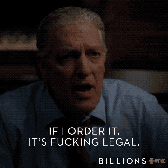 If I Order It Its Fucking Legal It Is Legal GIF