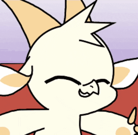a close up of a cartoon character with horns