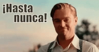 Leonardo Dicaprio Se Despide GIF - Hasta Nunca Adios Despedida GIFs