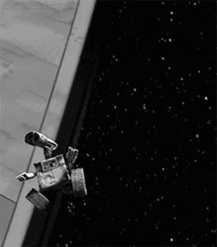 Black And White Outer Space GIF - Black And White Outer Space Floating GIFs