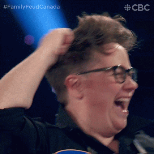 Yeah Family Feud Canada GIF - Yeah Family Feud Canada Thrilled GIFs