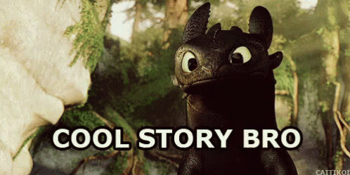 Cool Story Bro GIF - How To Train Your Dragon Toothless Cool Story Bro GIFs