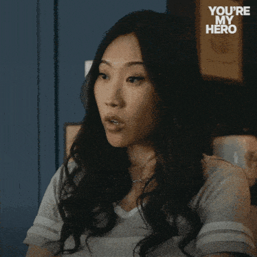 a woman says " well that 's too much " in a you 're my hero ad
