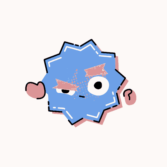 a cartoon drawing of a hand with a speech bubble that says ' i 'm sorry '