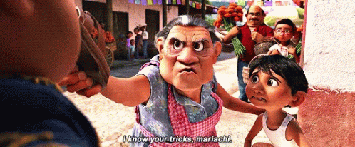 Coco Abuela Mariachi Tricks Miguel Iknow Your Tricks GIF - Coco Abuela Mariachi Tricks Miguel Iknow Your Tricks GIFs