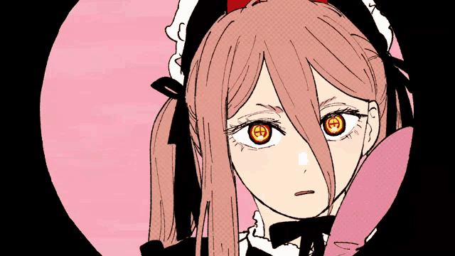 a drawing of a girl wearing a maid costume