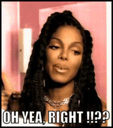 Janetjackson Oh Yea Right GIF - Janetjackson Oh Yea Right Fanning Self GIFs