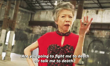 The Real Question GIF - Death Fight Talk GIFs