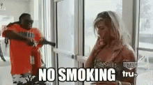 No Damn Smoking Ya Here No Smoking GIF - No Damn Smoking Ya Here No Smoking GIFs