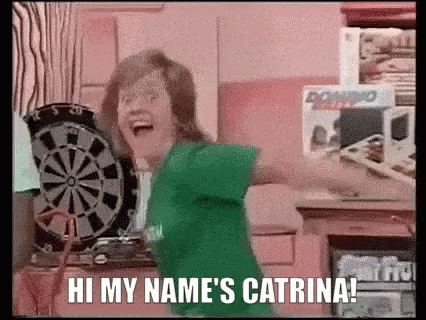 Hi My Names Catrina Excited GIF - Hi My Names Catrina Excited Happy GIFs