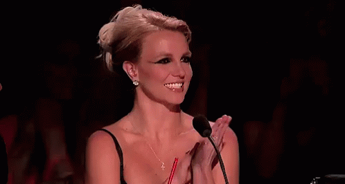 Britney Spears GIF - Clapping Britney Spears American Idol GIFs