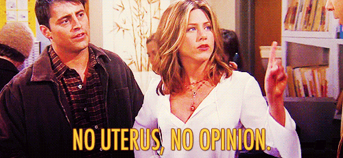 The Excuse,  “i Have My Period” Is A Beautiful Thing. GIF - Friends Jennifer Aniston Matt Le Blanc GIFs