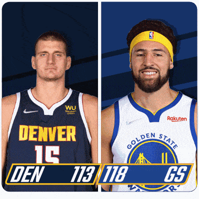Denver Nuggets (113) Vs. Golden State Warriors (118) Post Game GIF