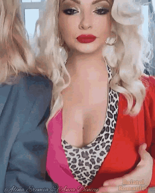 a picture of a woman with the name alina eremia and anca duica on the bottom