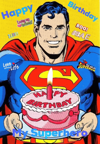 Superman Happy Birthday GIF - Superman Happy Birthday GIFs