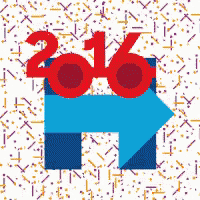 a blue arrow pointing to the year 2016