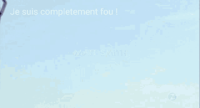 the name matt smith is on a blue box