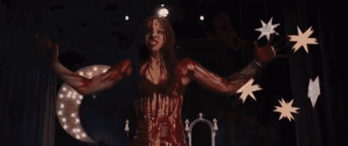 I Love This Scene GIF - Carrie Stephen King Blood GIFs