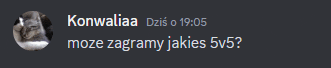 a screenshot of a chat with konwaliaa asking if they can play 5v5