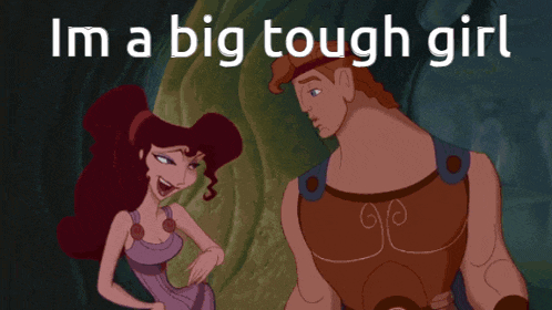 a picture of hercules and megara from hercules