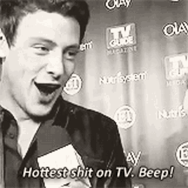 Cory Monteith Glee GIF - Cory Monteith Glee Hottest Shit On Tv GIFs