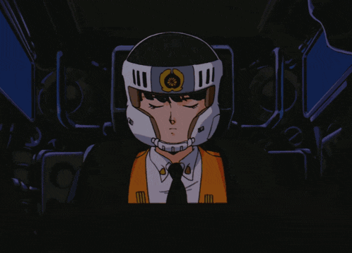 a cartoon of a man wearing a helmet and a tie