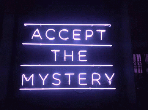Neon Quote GIF - Neon Quote Accept The Mystery GIFs