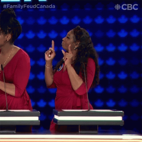 Pointing Up Family Feud Canada GIF - Pointing Up Family Feud Canada Go Up GIFs