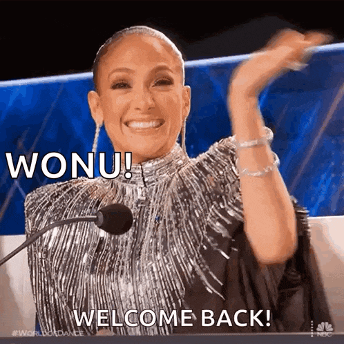 Waving Jennifer Lopez GIF