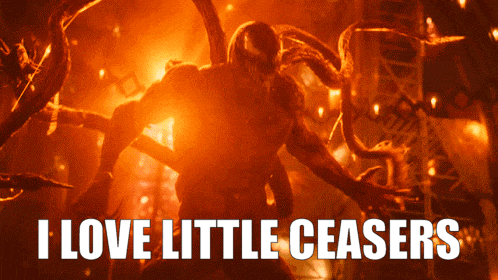 a poster that says i love little ceasars