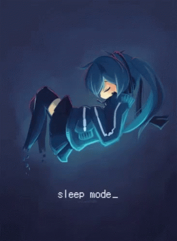 Anime Sleep Mode GIF - Anime Sleep Mode Relaxed GIFs