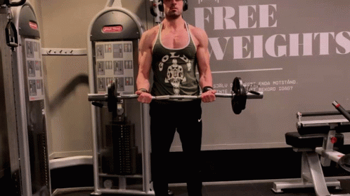 Standing Barbell Biceps Curl GIF - Standing Barbell Biceps Curl GIFs